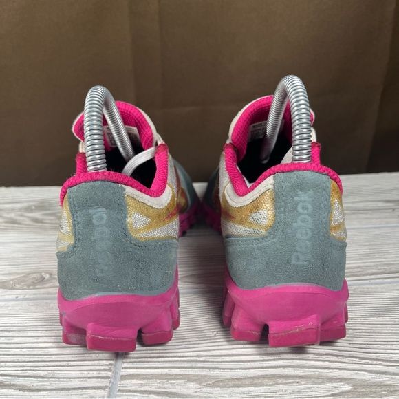 Reebok Real Flex Womens Pink Multi Running Shoe Athletic Sneaker Size 6.5 - Picture 4 of 8